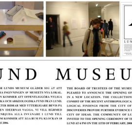 Lund Museum [artistic practice, curating, art management]