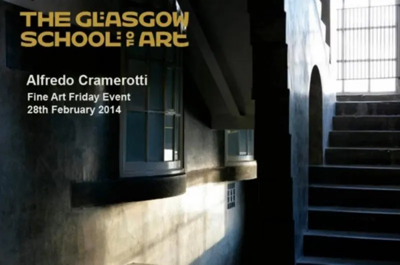 Friday Event, Glasgow School of Art: Alfredo Cramerotti